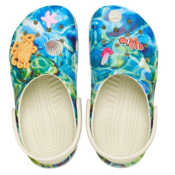 Crocs Kids Under the Sea Classic Clogs NWT - Picture 1 of 4